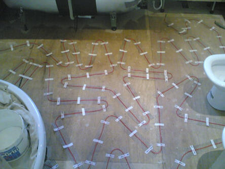 Underfloor Heating install